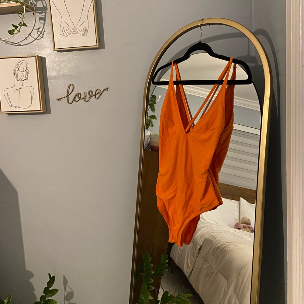 SUMMER SALE ! BRANDNEW WITHOUT TAGS Orange Bathing Suit
